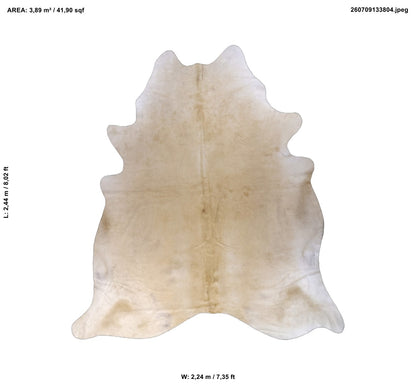Beige 8,02" L x 7,35" W